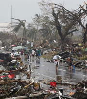 Typhon Haiyan aux Philippines