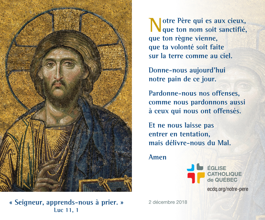 Nouvelle Formulation Du Notre Pere Eglise Catholique De Quebec